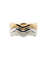 Kate Spade Wave Ring Set - Size 7