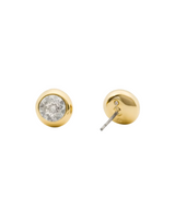 Kate Spade Glass Round Stone Stud Earrings