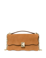 Kate Spade Deco Wavy Suede Mini Convertible Shoulder Handbag