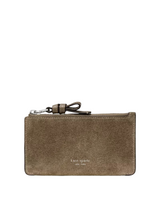 Kate Spade Loop Suede Zip Card Case