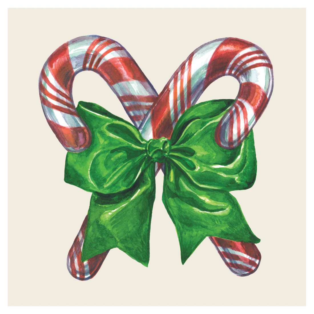 Hester & Cook Candy Cane Napkins