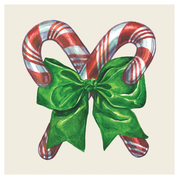 Hester & Cook Candy Cane Napkins