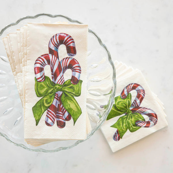 Hester & Cook Candy Cane Napkins