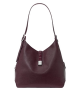 Kate Spade Deco Croc Embossed Pebbled Leather Large Shoulder Handbag
