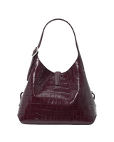 Kate Spade Deco Croc Embossed Leather Crossbody Tote Handbag