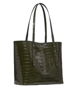 Kate Spade Do It All Croc Embossed Leather Large Tote Handbag