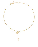 Kate Spade Gold Padlock & Key Pendant Necklace