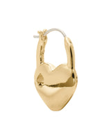 Kate Spade Gold Heart Huggie Earrings