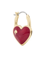 Kate Spade Red Heart Huggie Earrings