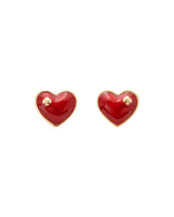 Kate Spade Red Heart Stud Earrings