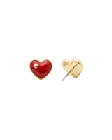Kate Spade Red Heart Stud Earrings