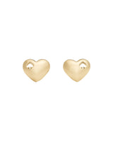 Kate Spade Gold-Plated Heart Stud Earrings