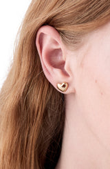 Kate Spade Gold-Plated Heart Stud Earrings