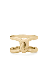 Kate Spade Gold Sailor's Knot Statement Ring
