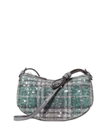 Kate Spade Loop Sequin Plaid Boucle Crossbody Handbag