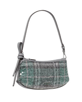 Kate Spade Loop Sequin Plaid Boucle Shoulder Handbag