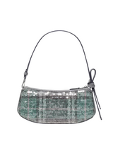 Kate Spade Loop Sequin Plaid Boucle Shoulder Handbag