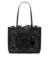 Kate Spade Do It All Rose Lace Embroidered Mesh Large Tote Handbag
