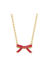Kate Spade Love Notes Bow Pendant Necklace