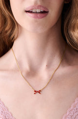 Kate Spade Love Notes Bow Pendant Necklace