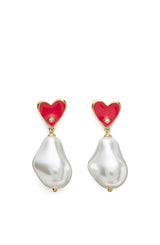 Kate Spade Love Notes Pearl Drop Earrings