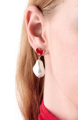 Kate Spade Love Notes Pearl Drop Earrings