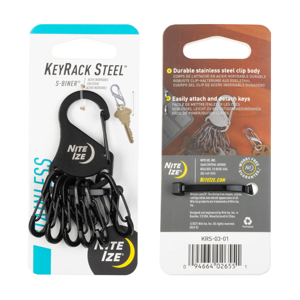 Nite Ize KeyRack Steel S-Biner