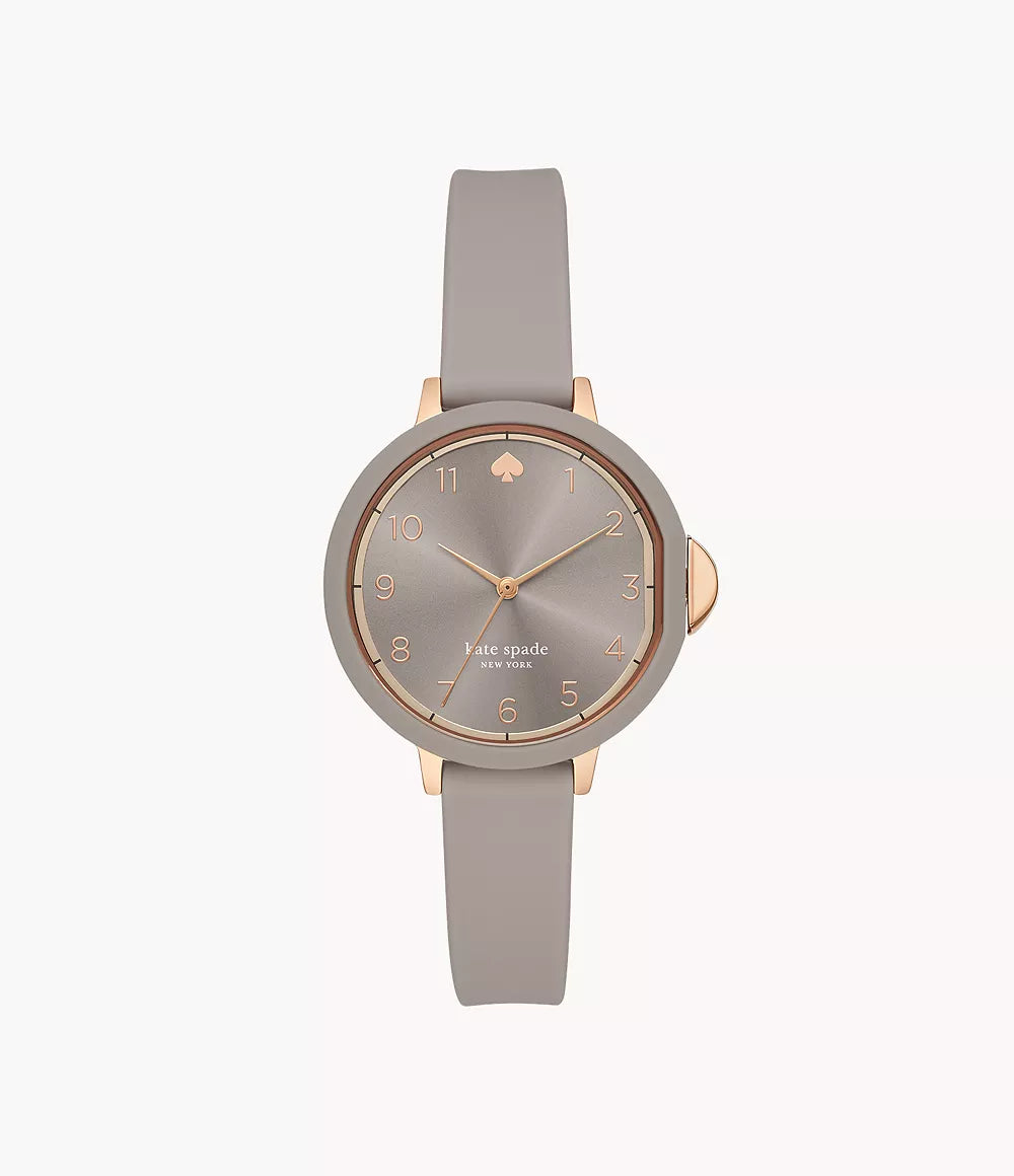 Kate Spade Park Row Three-Hand Silicone Watch