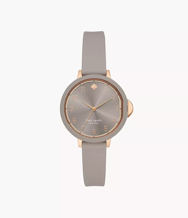 Kate Spade Park Row Three-Hand Silicone Watch