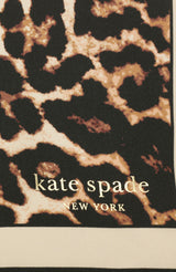 Kate Spade Downtown Leopard Silk Bandana Scarf