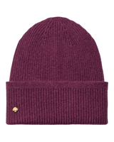 Kate Spade Womens Spade Cuff Beanie Hat