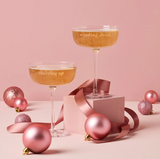 Kate Spade Winding Down & Cheering Up Coupe Glasses - Set of 2