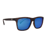 Calcutta Kettle Cove Matte Tortoise Frames - Blue Mirror Lens - Polarized Sunglasses