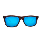 Calcutta Kettle Cove Matte Tortoise Frames - Blue Mirror Lens - Polarized Sunglasses