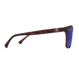Calcutta Kettle Cove Matte Tortoise Frames - Blue Mirror Lens - Polarized Sunglasses