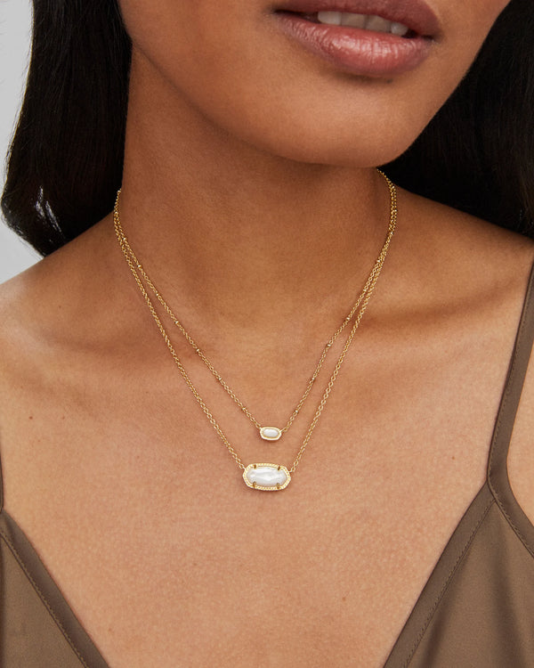 Kendra Scott Elisa Ivory Mother-Of-Pearl Gift Set - Gold Plated