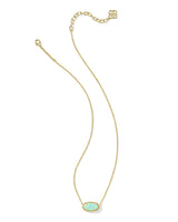 Kendra Scott Elisa Green Kyocera Opal Pendant Necklace
