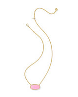 Kendra Scott Elisa Statement Carnation Kyocera Opal Short Pendant Necklace