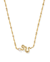 Kendra Scott Lyle Snake Short Pendant Necklace - Gold-Plated