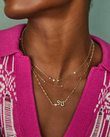 Kendra Scott Lyle Snake Short Pendant Necklace - Gold-Plated