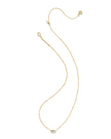 Kendra Scott Mini Elisa Light Blue Illusion Satellite Short Pendant Necklace