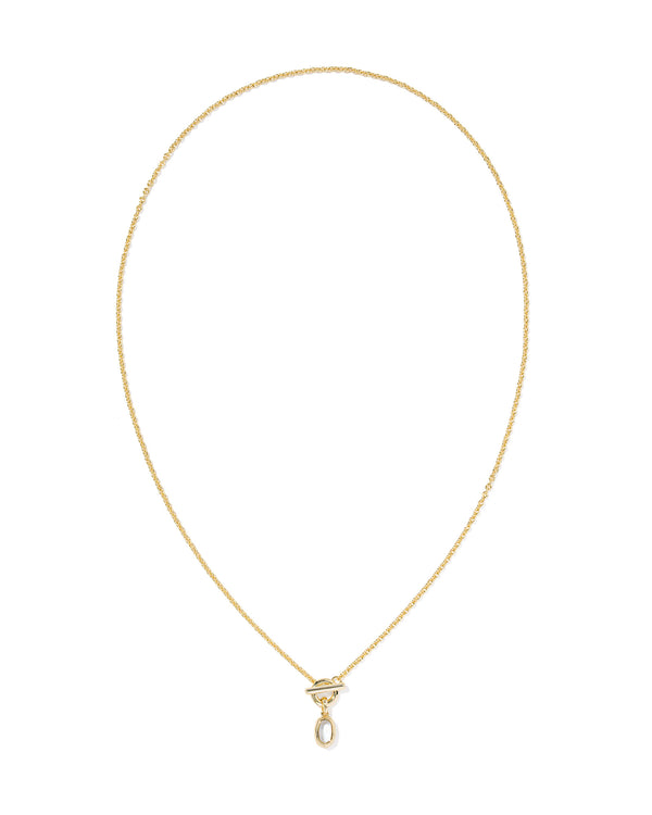 Kendra Scott Mini Elisa Toggle Pendant Necklace - Ivory Mother Of Pearl
