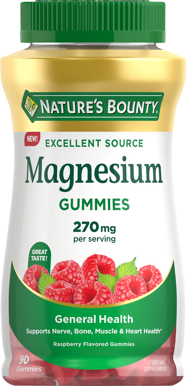 Nature's Bounty Magnesium Gummies - 270mg - 90 Count