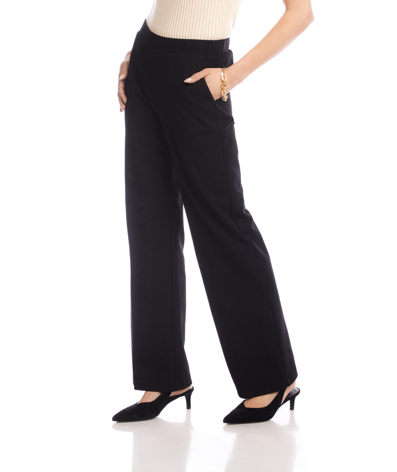 Karen Kane Womens Emily Straight Leg Pants
