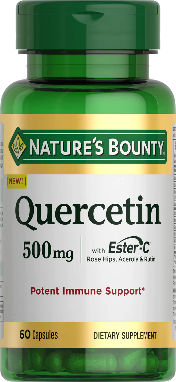 Nature's Bounty Quercetin with Ester-C Capsules - 500mg - 60 Count