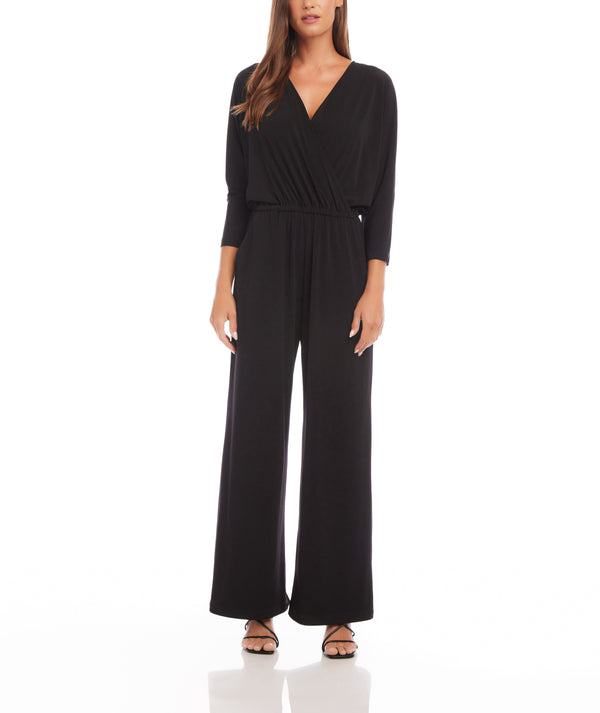 Karen Kane Womens Travel Jersey Jumpsuit