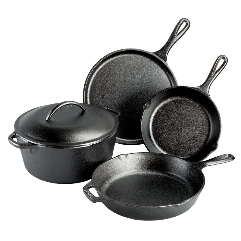 Lodge 5-Piece Seasoned Cast Iron Set