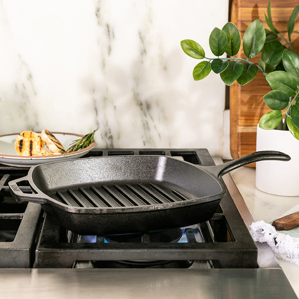 Lodge 10.5" Square Cast Iron Grill Pan