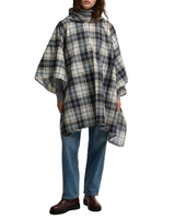 Barbour Womens Portree Tartan Showerproof Poncho