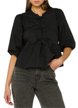 Velvet Heart Womens Lamont Short Sleeve Babydoll Top